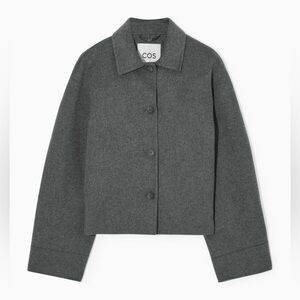 COS BOXY DOUBLE-FACED WOOL JACKET